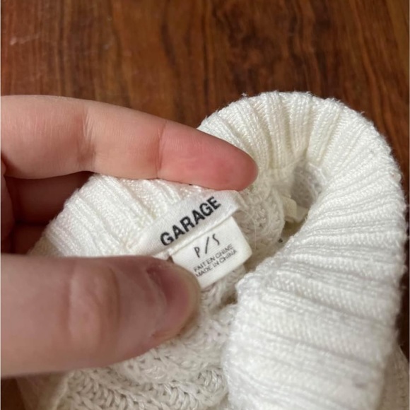 White Knit Sweater - Picture 3 of 3